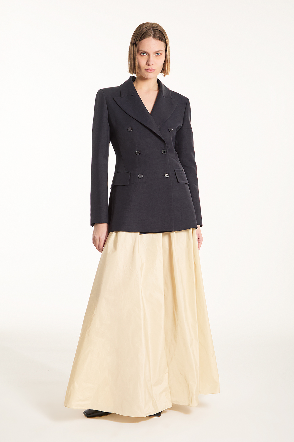 ワンピース PAROSH Women Mid Skirts CANYOX25 D726009 003 233810 Beige NEW ZARA WOMEN'S SHELL WAIST SKIRT LIGHT BEIGE SIZE XL 3798