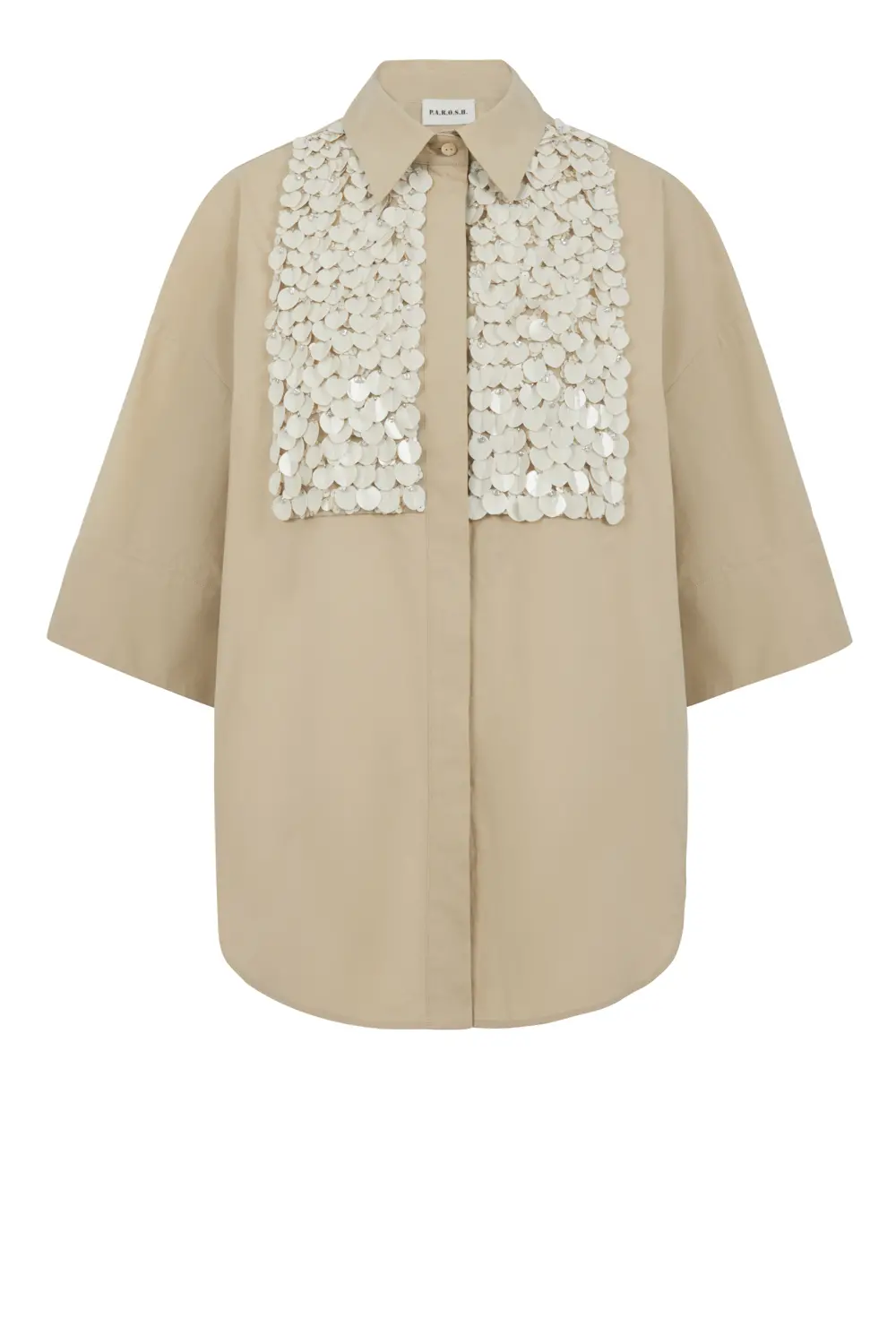 Tシャツ・カットソー PAROSH Women Tops D540840CO Beige A17854_0SPEX_7AJ_G.jpg