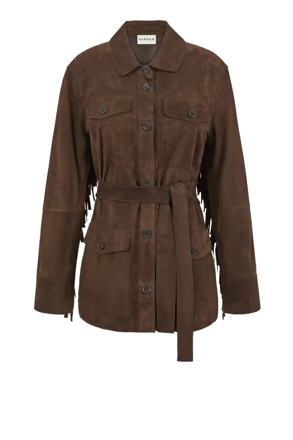 ジャケット PAROSH Women Jackets D420306 008 Brown BROWN P.A.R.O.S.H. - Outerwear