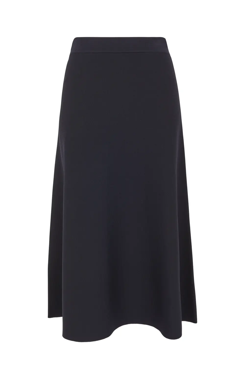スカート PAROSH Women Mid Skirts D620657 013 Black 66227 auth PRADA black nylon FLARED DRAWSTRING KNEE LENGTH